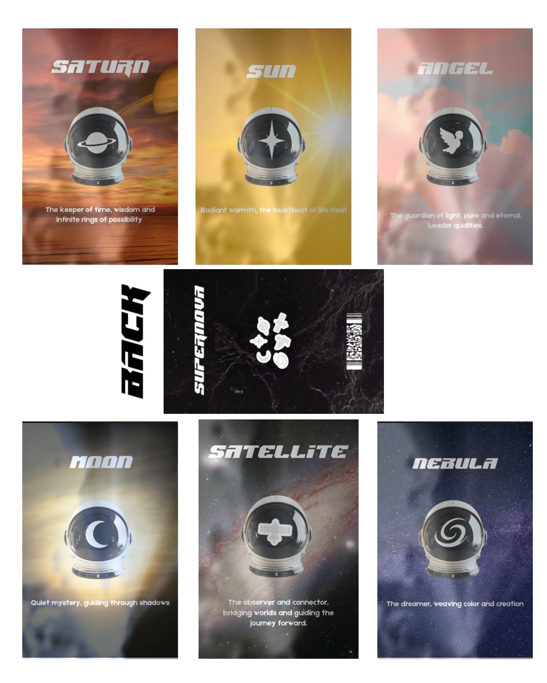 Supernova pre-debut photocards